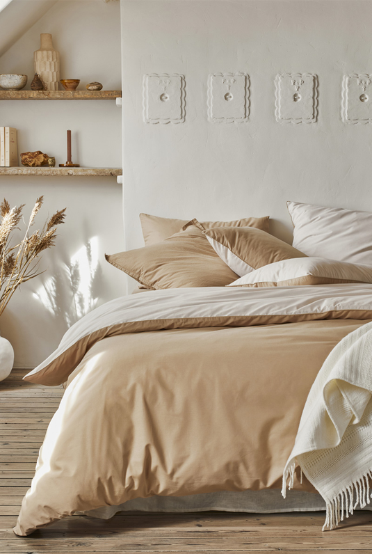 Housse de couette en coton bicolore - Essix
