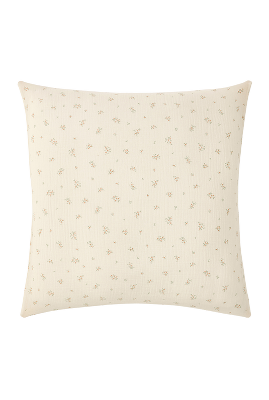 Taie d'oreiller gaze semis fleuri - Essix