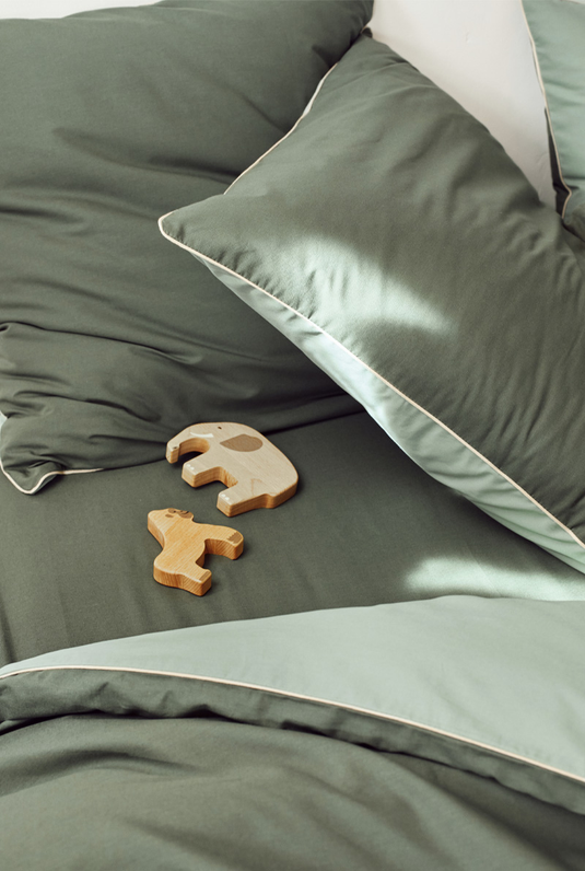 Housse de couette en coton bicolore - Essix